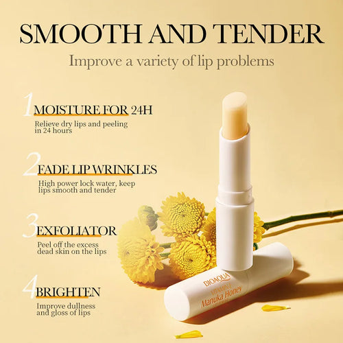 Bálsamo Labial K-Derma: Vitamina E & Miel de Manuka - Nutrición Intensa