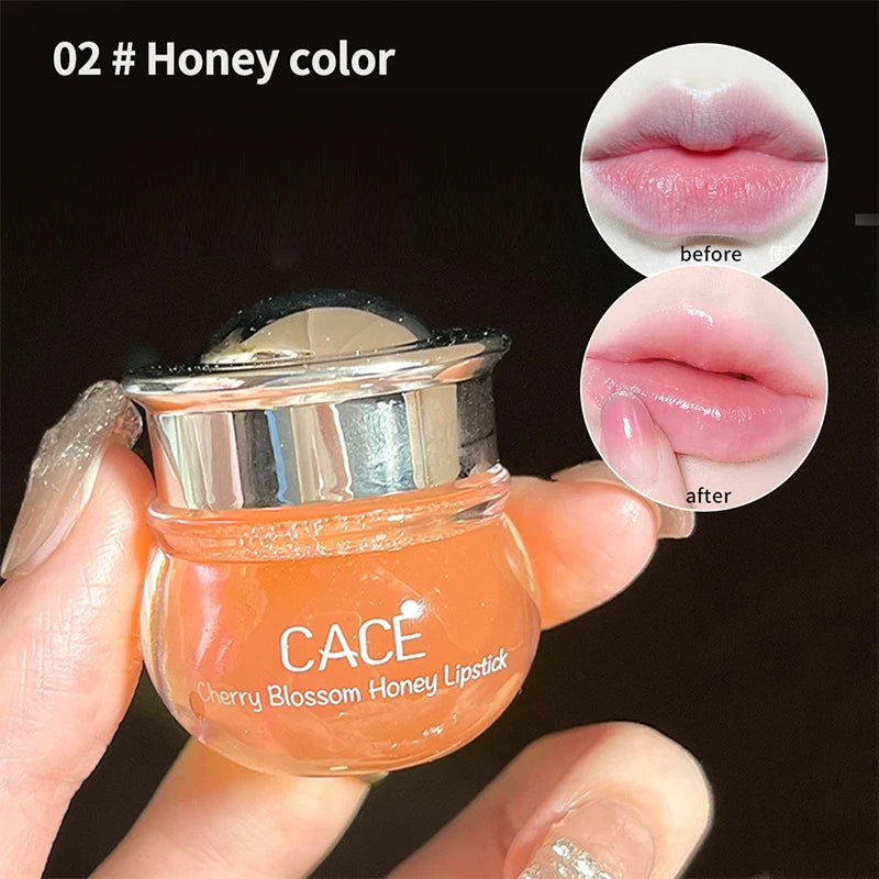 Glossy Honey Balm – Bálsamo Hidratante & Efecto Volumen (Cherry Blossom)