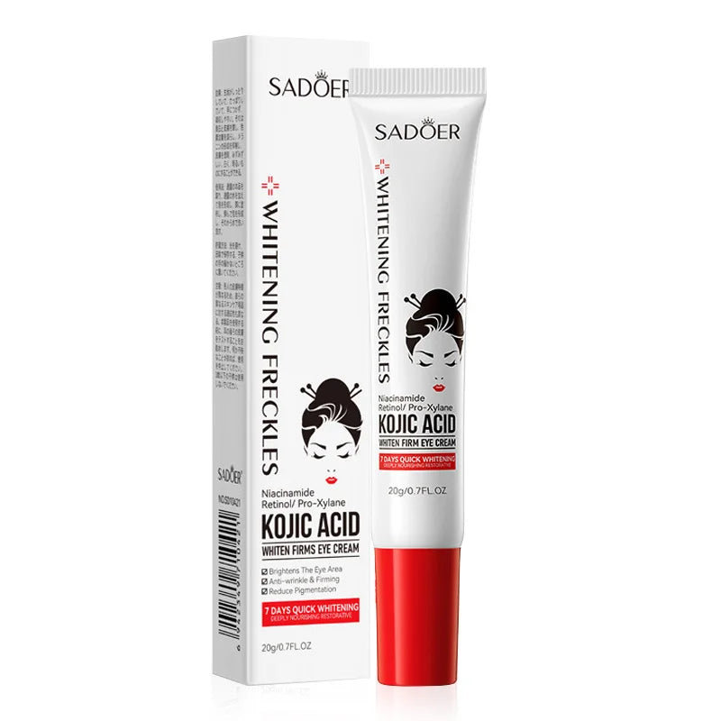 Crema de Ojos K-Derma: Ácido Kójico & Retinol (Anti-Ojeras Intensivo)