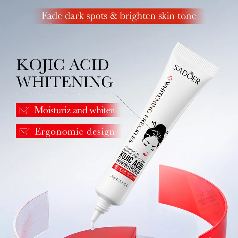 Crema de Ojos K-Derma: Ácido Kójico & Retinol (Anti-Ojeras Intensivo)
