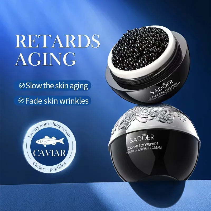 SADOER - Caviar + Polypeptide Retinol Cream | Crema Reafirmante Anti-Edad y Nutrición Intensiva