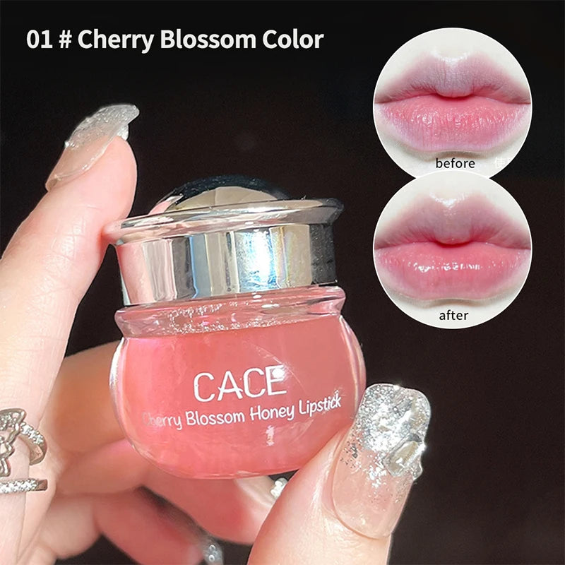 Glossy Honey Balm – Bálsamo Hidratante & Efecto Volumen (Cherry Blossom)