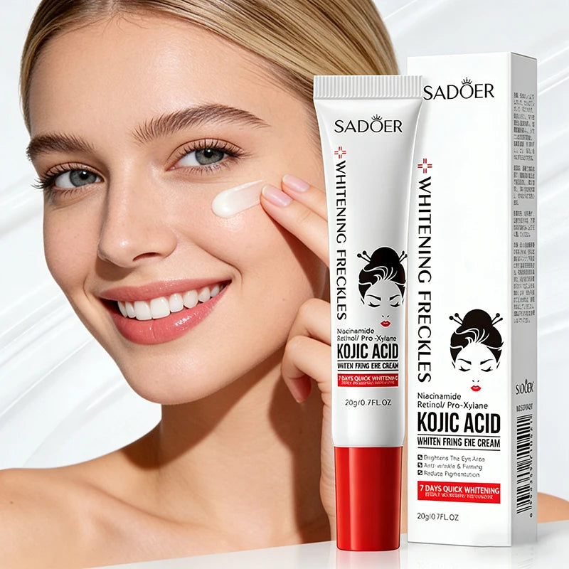 Crema de Ojos K-Derma: Ácido Kójico & Retinol (Anti-Ojeras Intensivo)