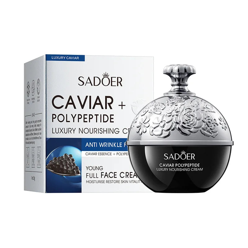 SADOER - Caviar + Polypeptide Retinol Cream | Crema Reafirmante Anti-Edad y Nutrición Intensiva