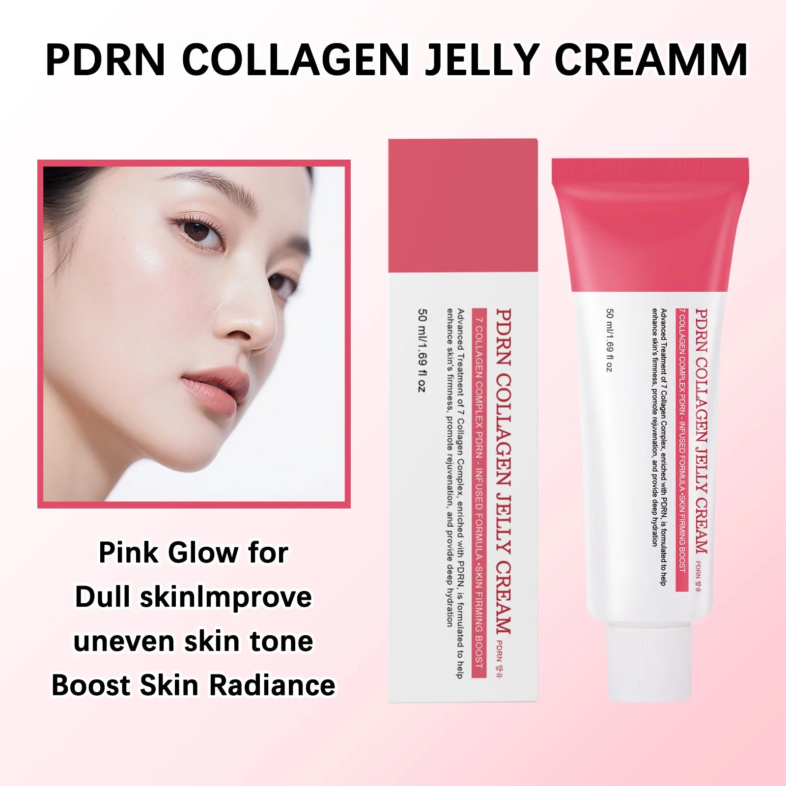 Tratamiento Coreano PDRN: Crema de Colágeno Jelly Rejuvenecedora (50ml)