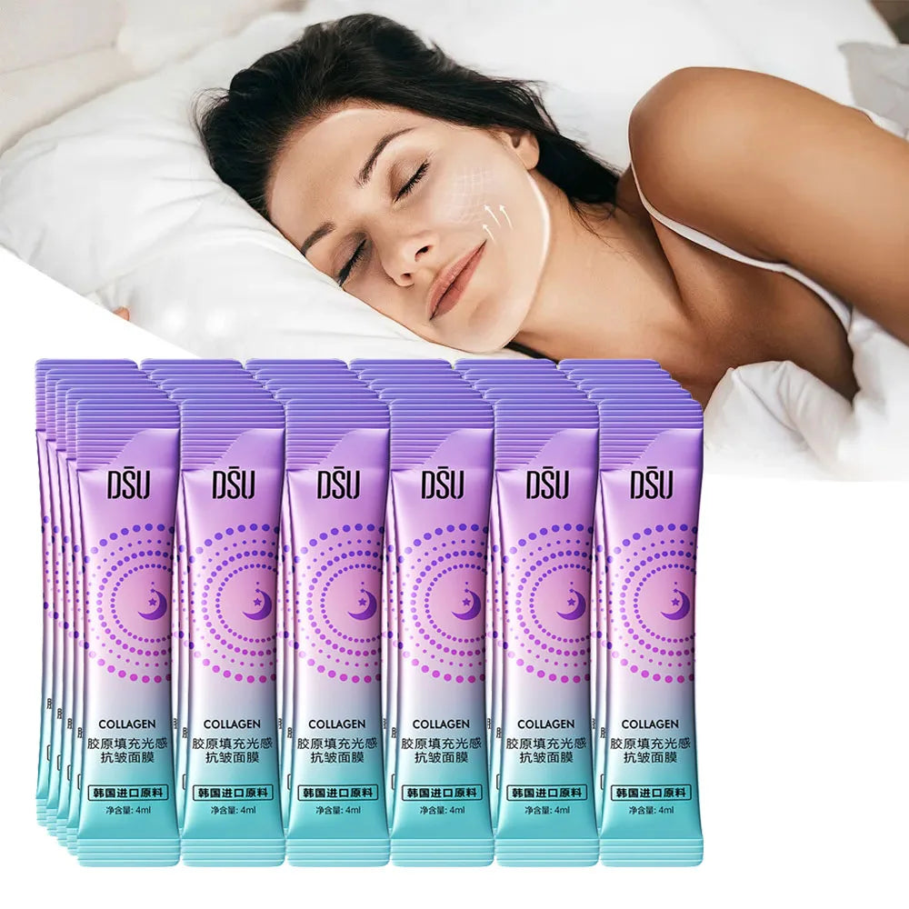 Mascarilla Nocturna K-Derma: Colágeno Reafirmante - Pack 30 Sobres