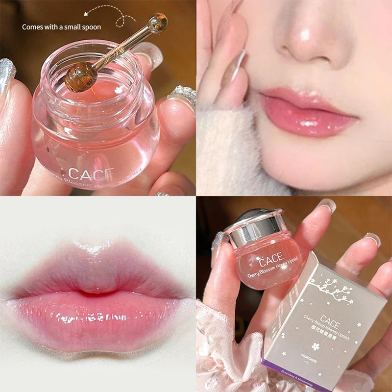 Glossy Honey Balm – Bálsamo Hidratante & Efecto Volumen (Cherry Blossom)