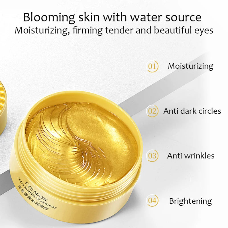 Parches de Hidrogel K-Derma: Colágeno Gold & Reafirmante (60 uds)