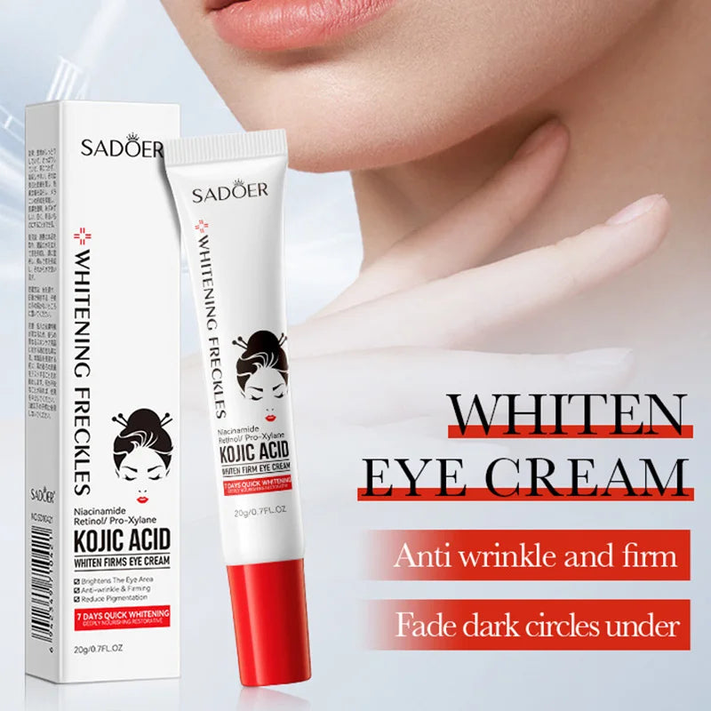 Crema de Ojos K-Derma: Ácido Kójico & Retinol (Anti-Ojeras Intensivo)